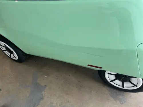 Click Here To Enlarge This Photo Of Minor Bodywork Repair In Nottingham For Electric Vehicle