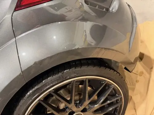 Click Here To Enlarge This Photo Of Audi TT Scratch Repair In Nottingham